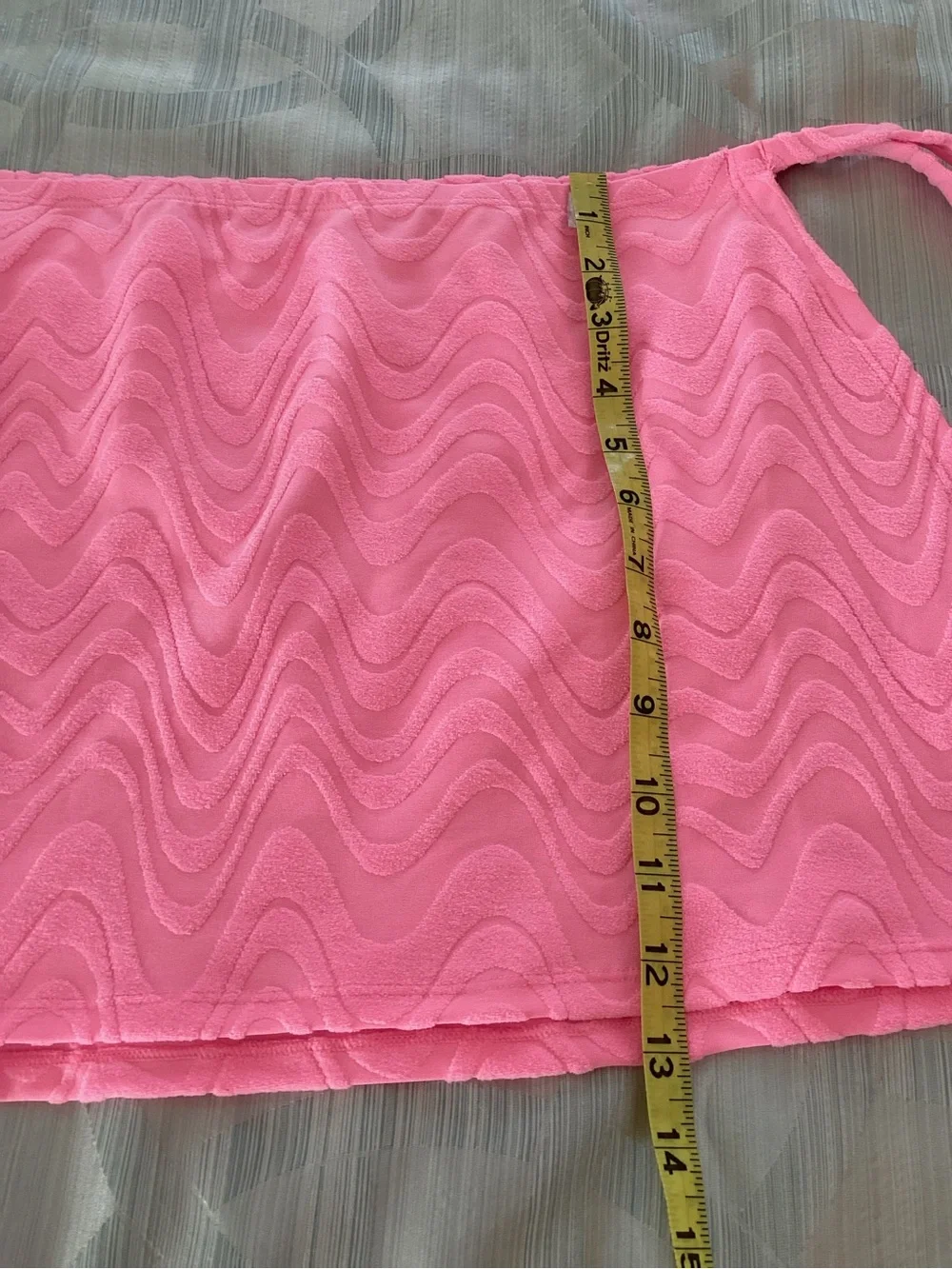 wild fable Neon Pink Textured Wavy Sarong Size X